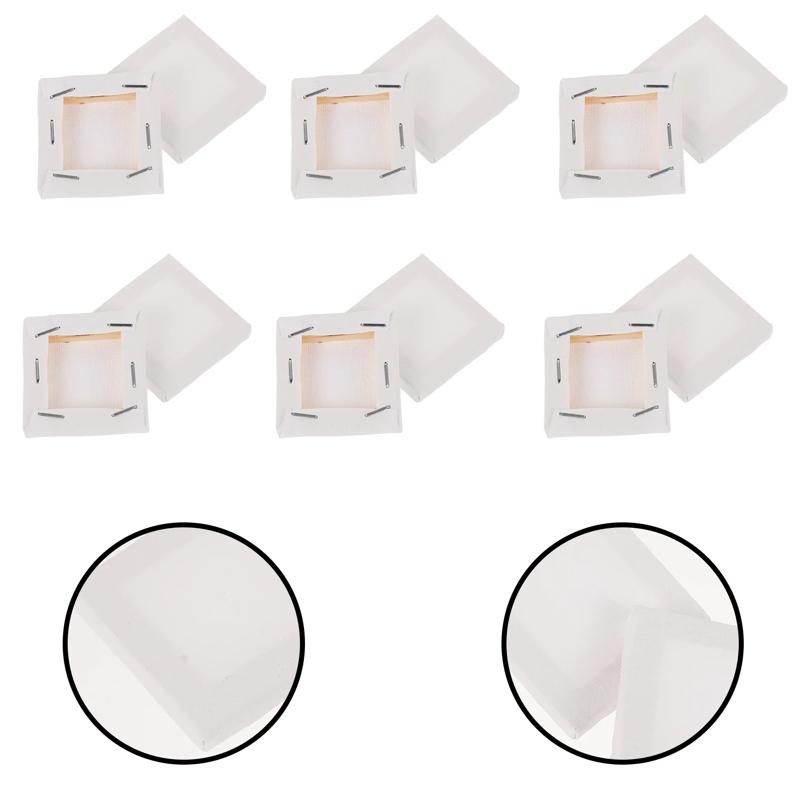 

12 Pcs Mini Canvas Frame Painting Wrap Frames Panels Stretcher Canvases DIY Boards Oil Drawing For
