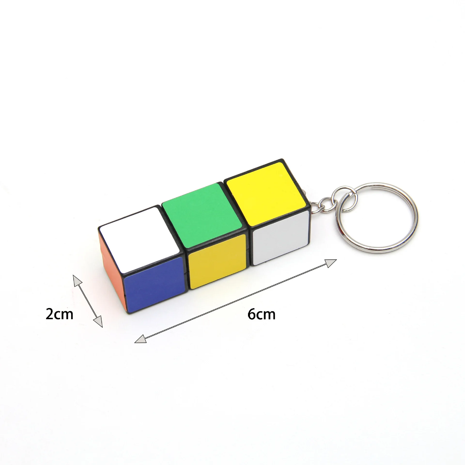 Cheapest Intelligence Mini Small Magic Cube Key Ring  Keychain Magic Cubing Speed  Puzzle Educational Fingertip Toy For Children images - 6