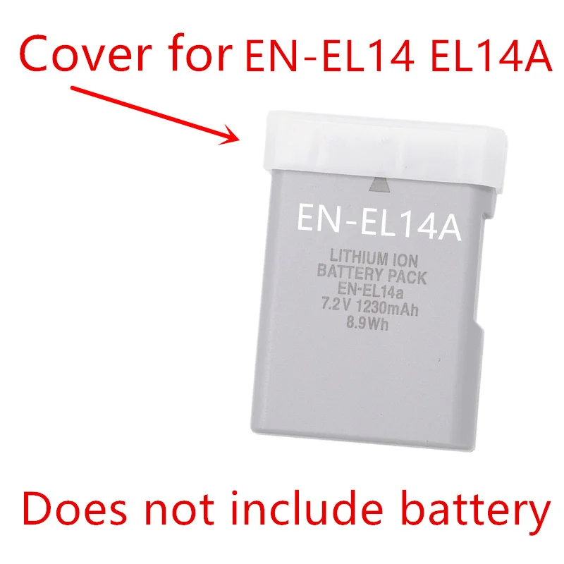 1-20 шт. EN-EL14 EN-EL14A защитный чехол для аккумулятора Nikon D3300 D3400 D3500 D5100 D5200 D5300 D5500 D5600 Coolpix