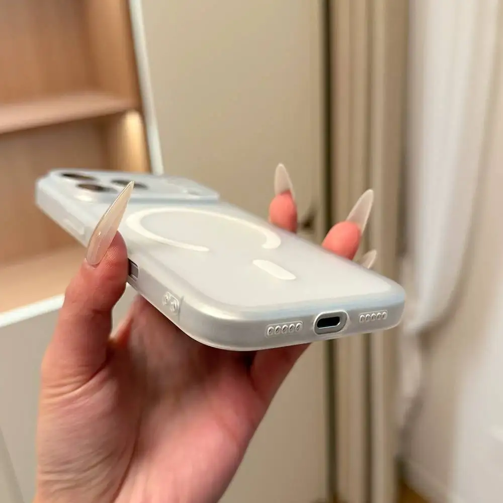 Фото Чехол M-Marcus The Worm с принтом для MagSafe, матовый, полупрозрачный, из ТПУ, для iPhone 15, 17, 16, 11, 12, 14, 13 Pro Max №5