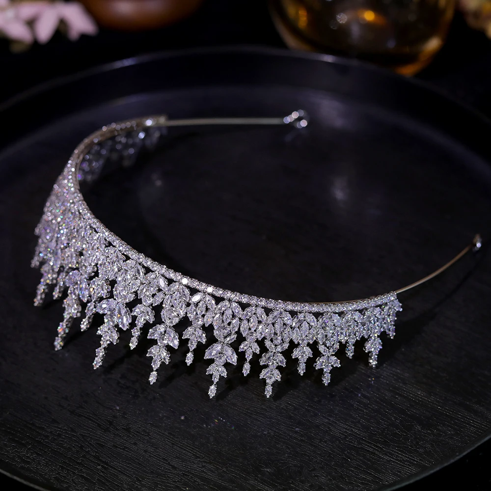 НОВАЯ диадема CZ короны-бабочки свадебные диадемы для свадьбы украшения волос