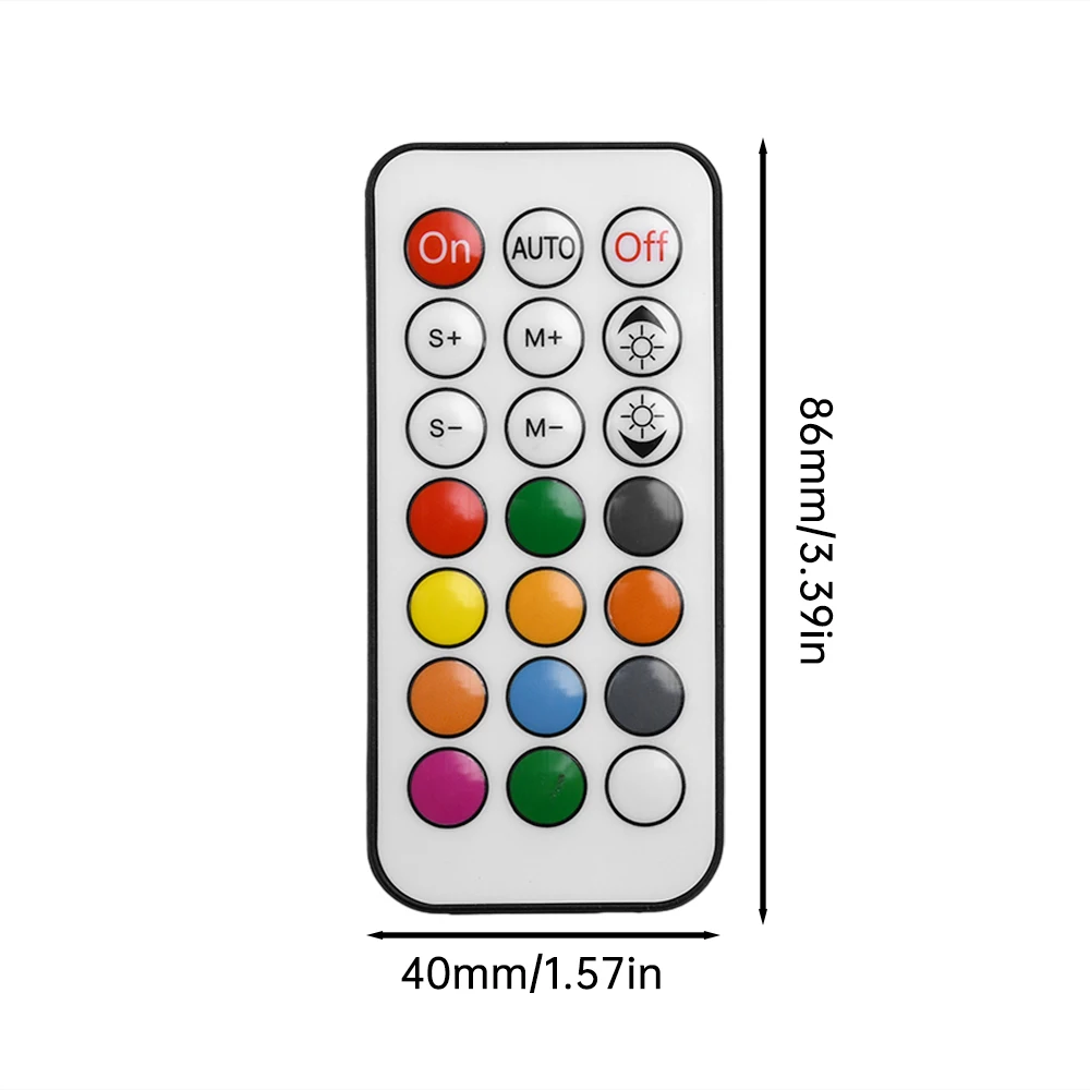 DC5-24V 21-клавишный мини-светодиодный контроллер RF беспроводной пульт