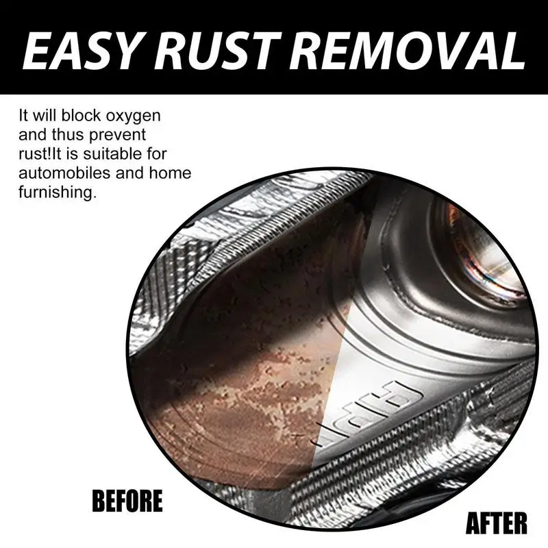 

100ml Rust Remover Spray Multi Functional Lubricant Rust Degreaser Prevention Easy To Use Rust Converter Automotive Accessory