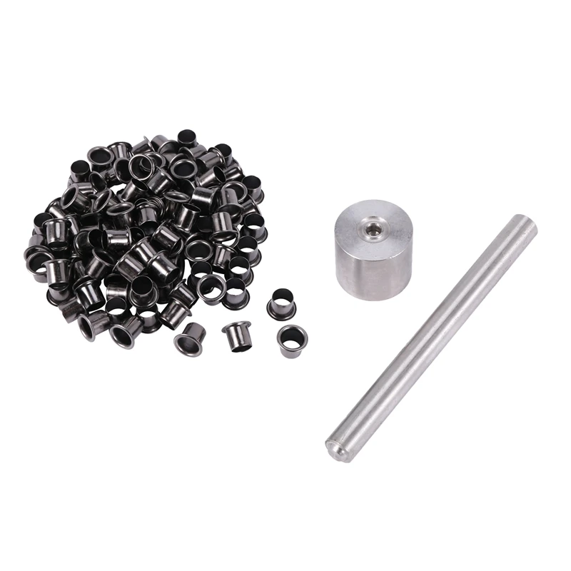

1Set Tools+100Pcs Rivets Nail Installation Tools with Silver Brass Nails