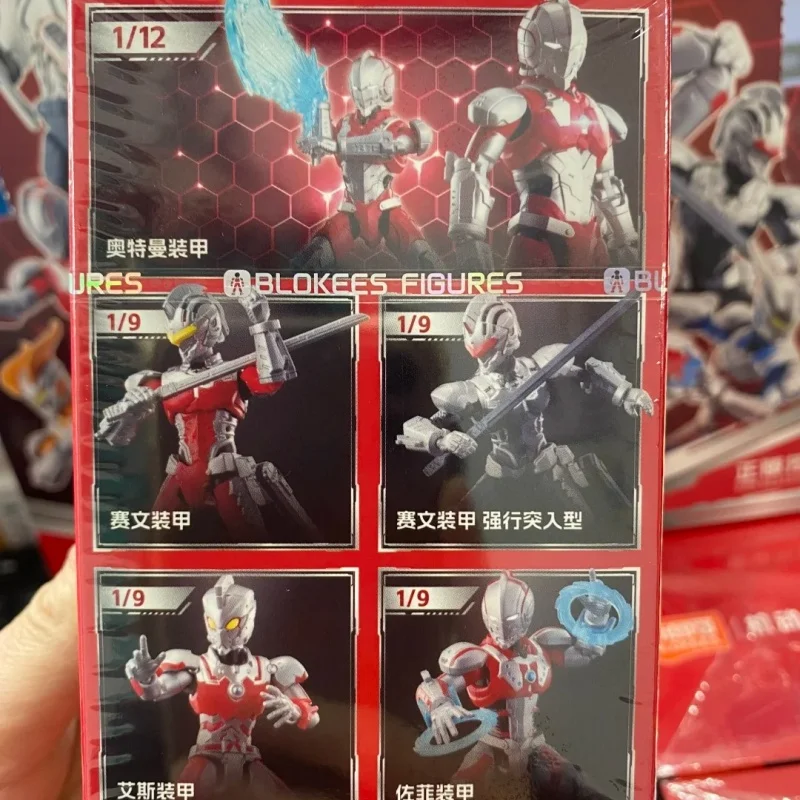 Фото Blokees Original Mobile Ultraman: Rising Galaxy Version S01 Blind Box SUIT Ver7 Ace Zoffy Сборная модель, подарок на день рождения №2
