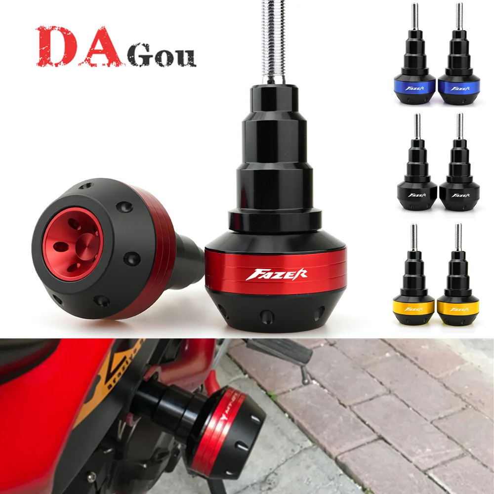 

With Laser Logo Fazer Motorcycle CNC Frame Sliders Crash Pad Engine Falling Protector Guard For YAMAHA FZ1 FZ6 FZ8 FAZER FZ1/6/8