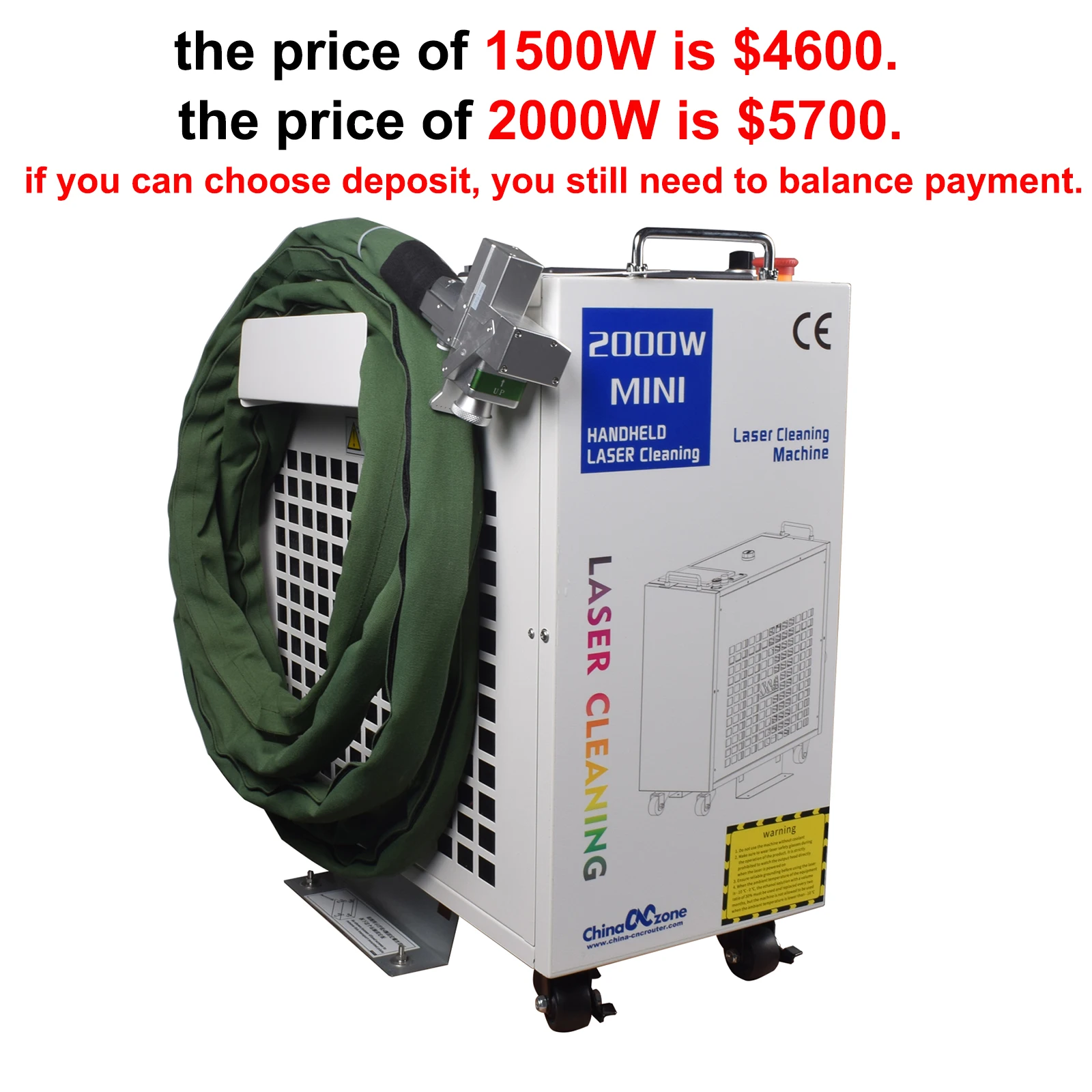 Машина для лазерной очистки металла