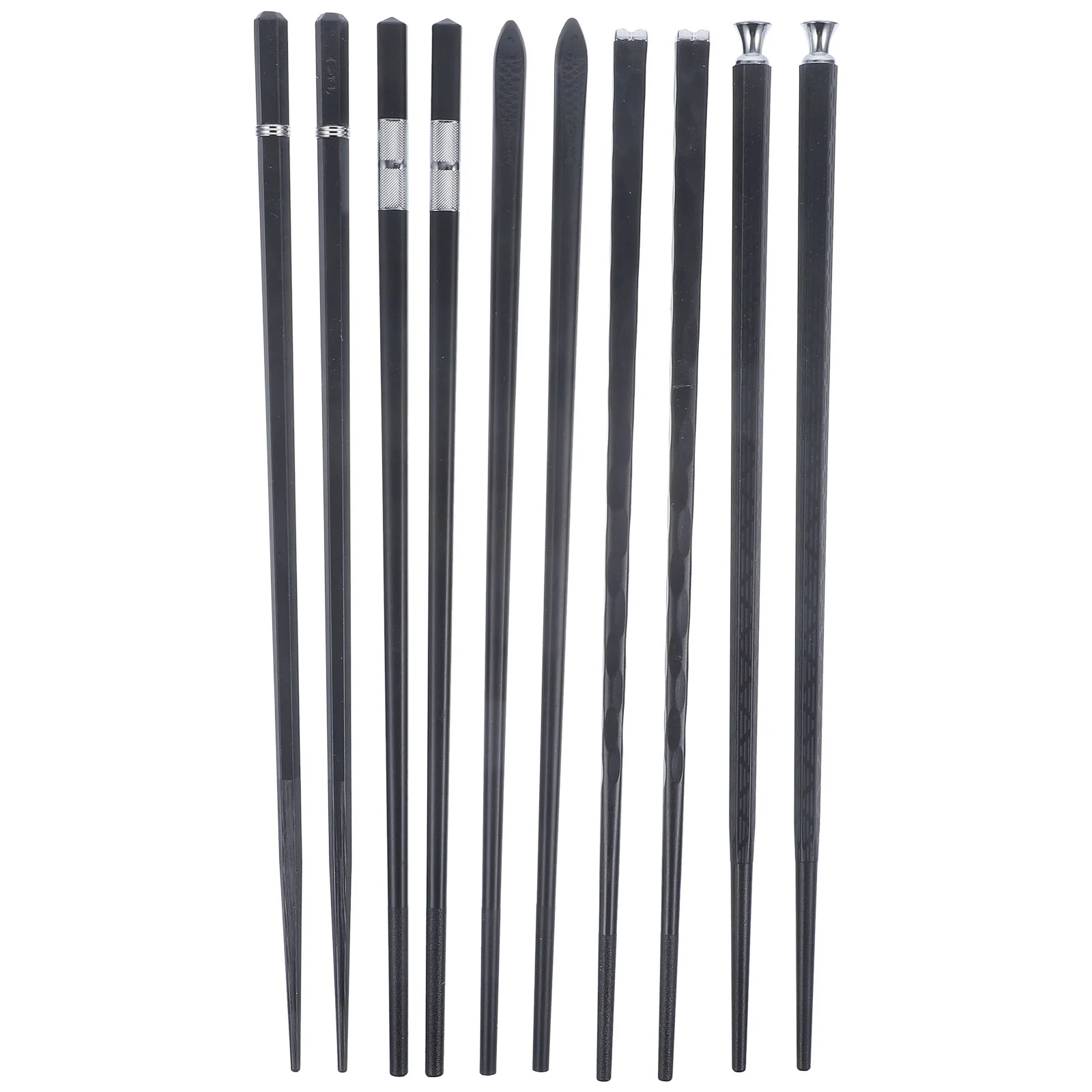 

5 Pairs Housewarming Gift Present Japanese Chop Sticks Beginner Chopsticks Fiberglass Chopsticks Chopsticks