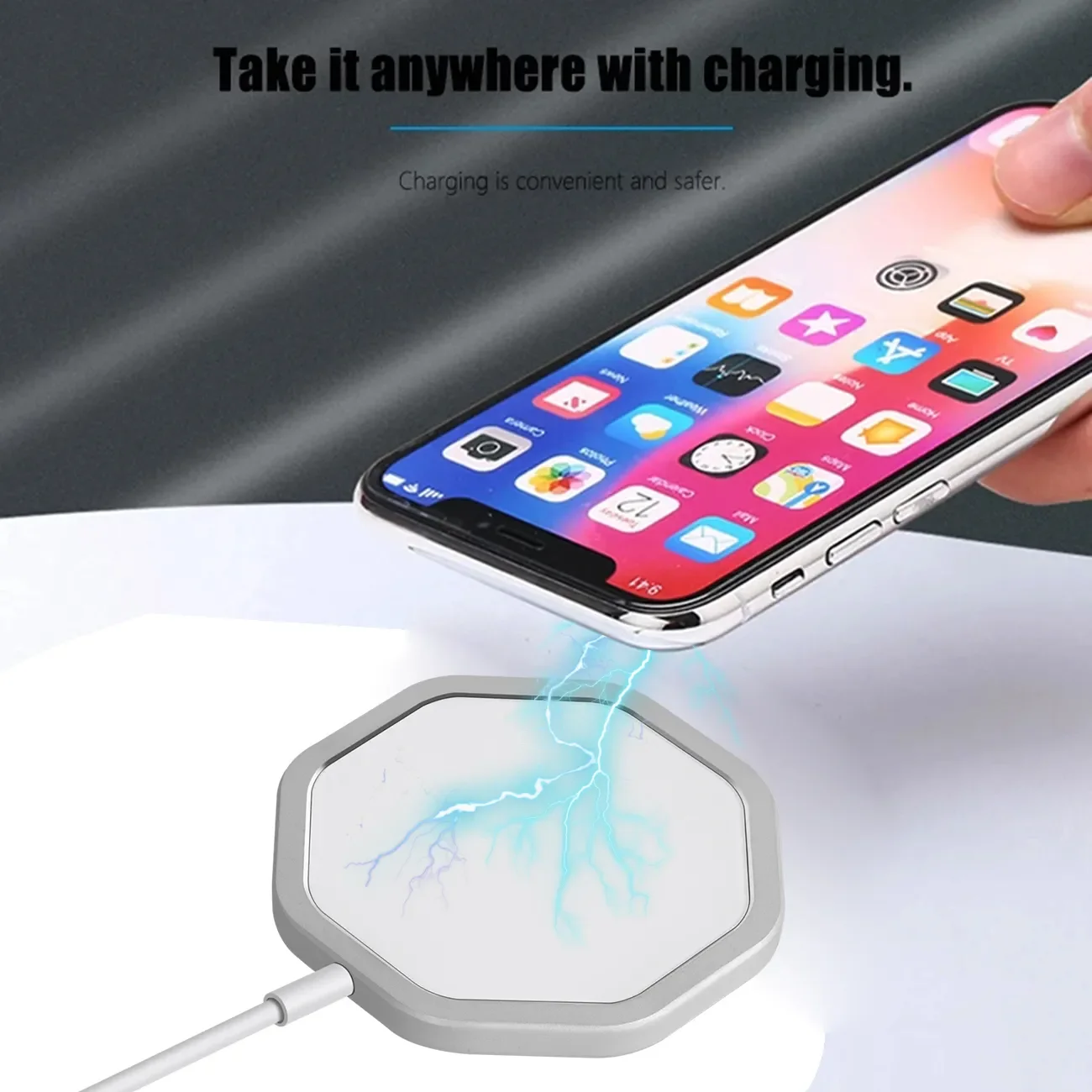 

Induction Charger 20W Qi Wireless Charger For iPhone13 12 Series Phone usb-c Charger For iPhone 11 Pro max Xiaomi mi 9
