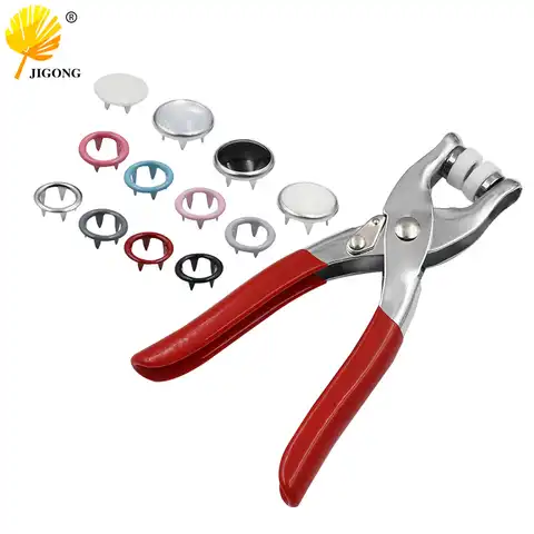 Flatglines, tools, accessories, metal buttons, buttons for self -installation of clothes, jeans, bags, clamps