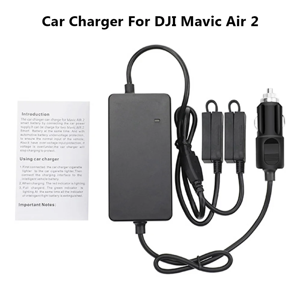 

Car Charger Power Supply Drone Accessories Aerial Photography Kids Toy USB Portable Multifunction Universal For DJI Mavic Air 2