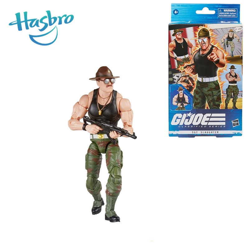 

In Stock G.I. Joe GI Joe Classified Series 6" 053 Sgt Slaughter +Mini Action Figure Model Toy Collection Hobby Gift