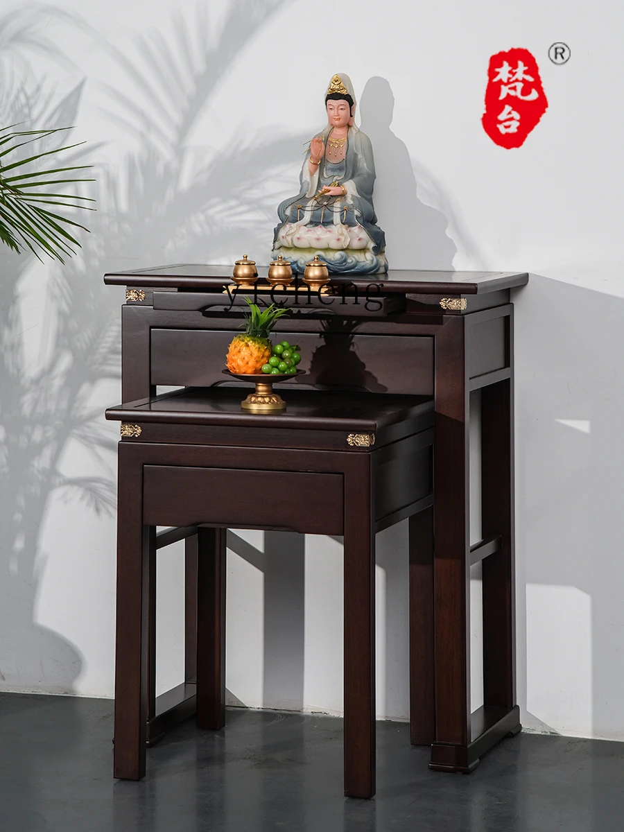 Большой буддийский зал из массива дерева XL стол алтарь длинный узкий поджигатель