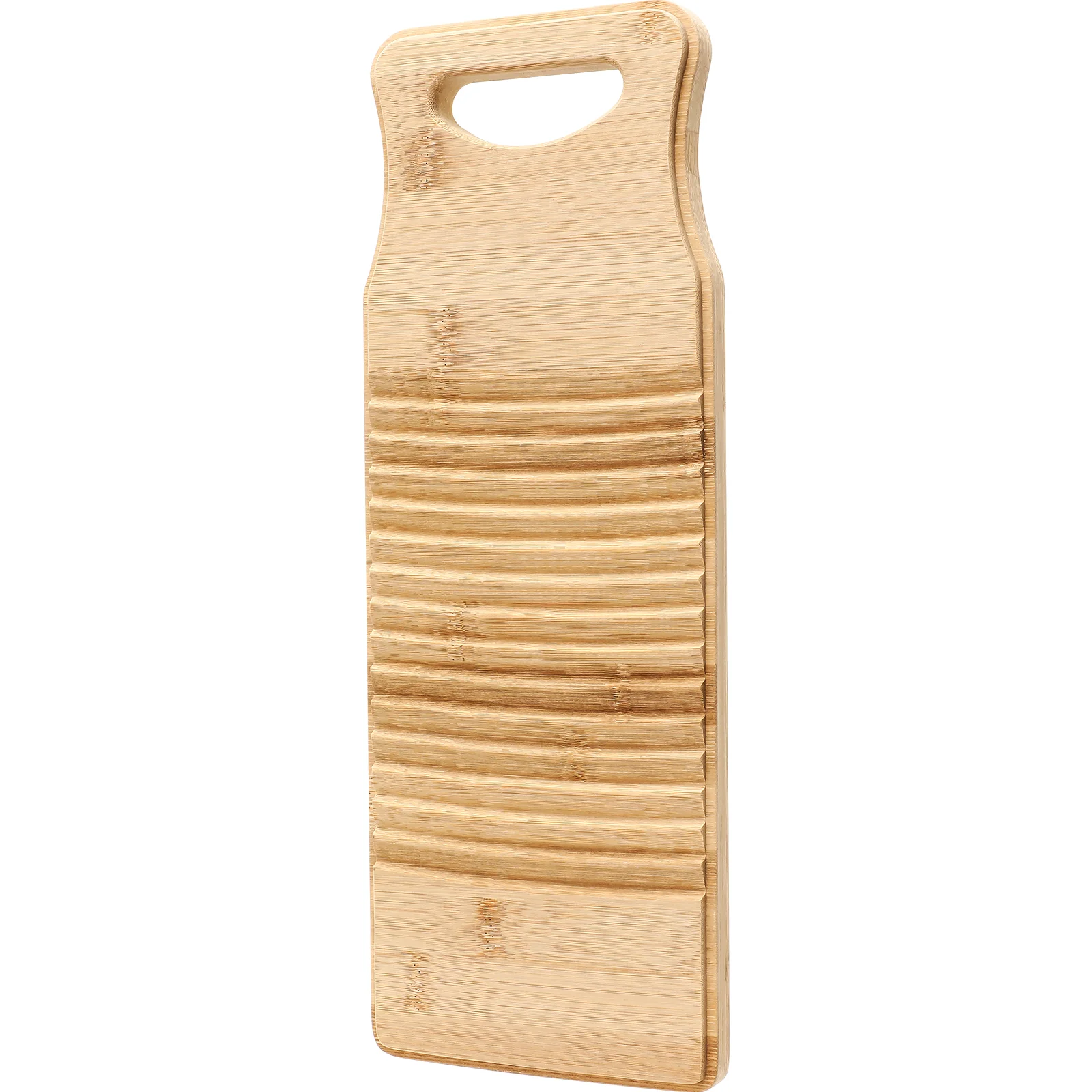 TOPBATHY Bamboo Wood Washing Washboard Non-slip Home Washing Scrubbing Board Creative Laundry Board Washboard Hand Wash Board