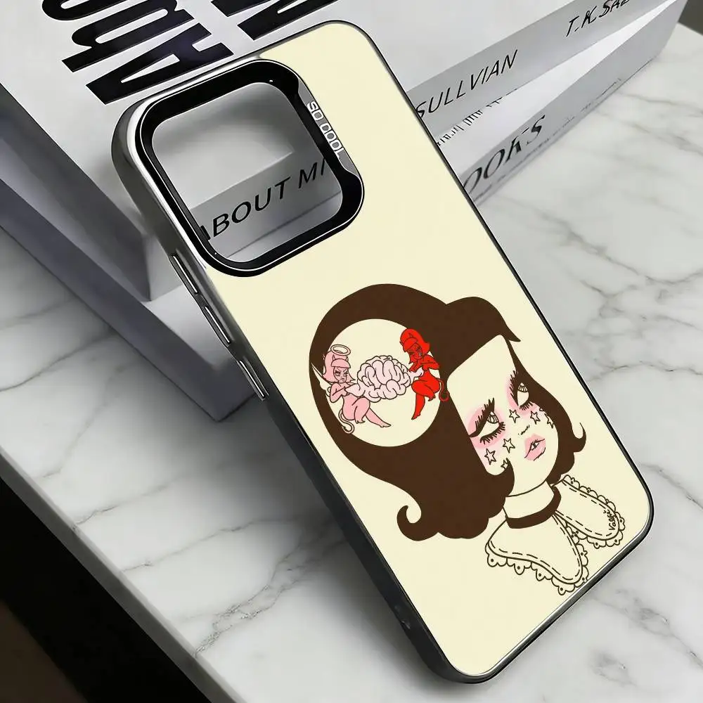 Фото Чехол для телефона Valfre P-Prints Art для iPhone 17, 16, 15, 14, 13, 12, 11 Plus, Pro Max, XS, цветной серебристый чехол-накладка №3