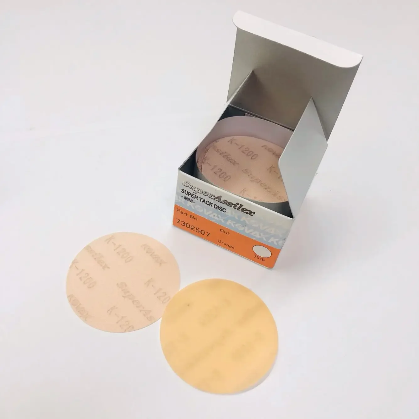 10 шт. 3-дюймовый SuperAssilex Япония KOVAX сухая полировка наждачная бумага супер тонкий