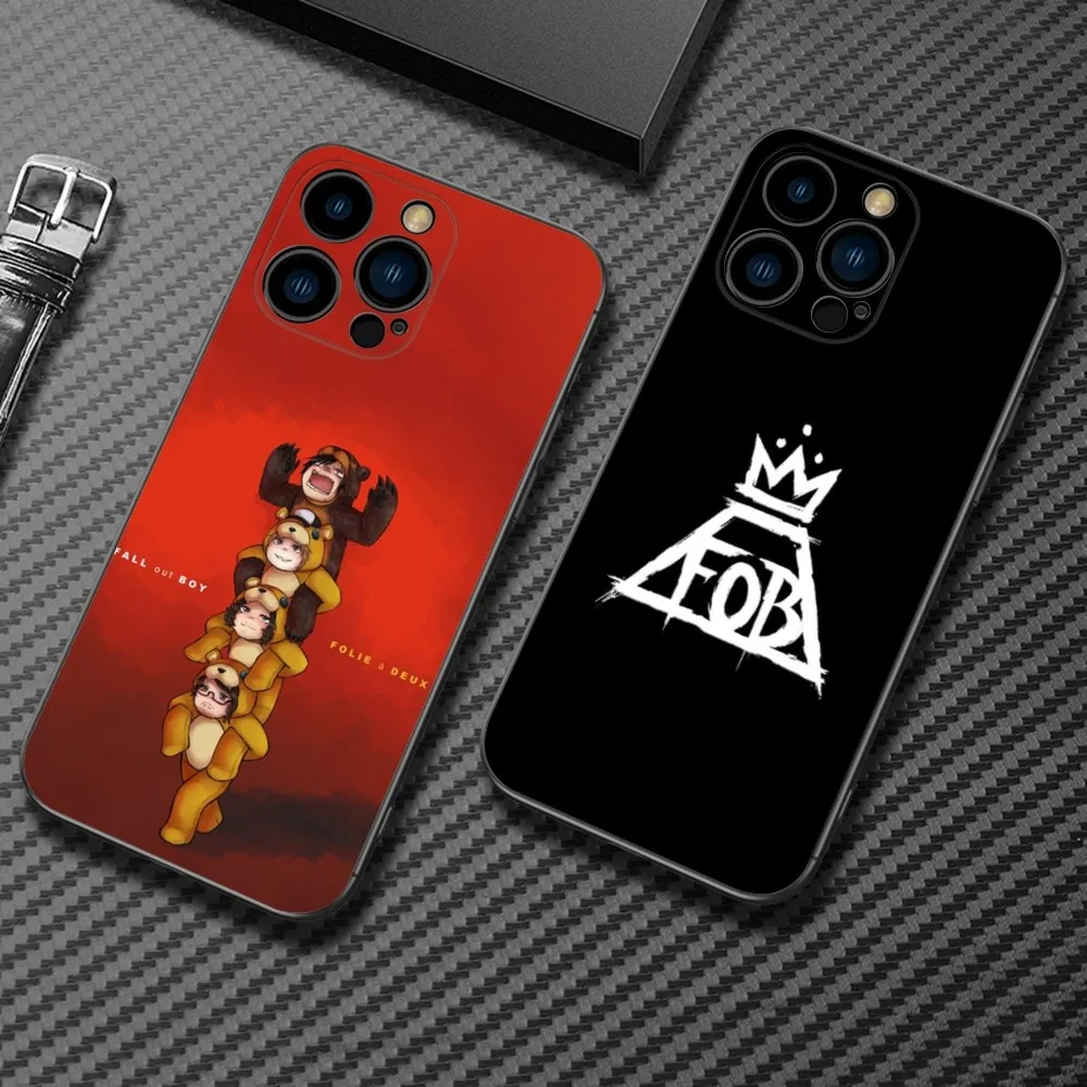Чехол для телефона Band F-Fall Out Boy iPhone 15 14 13 12 Mini 11 Pro XR X XS MAX 7 8 Plus силиконовый чехол