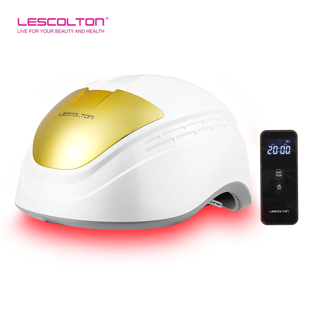 LESCOLTON Hair Growth Device Laser Hair Growth Helmet Laser Cap Hair Loss Treatments for Men and Women Wireless Rechargeable