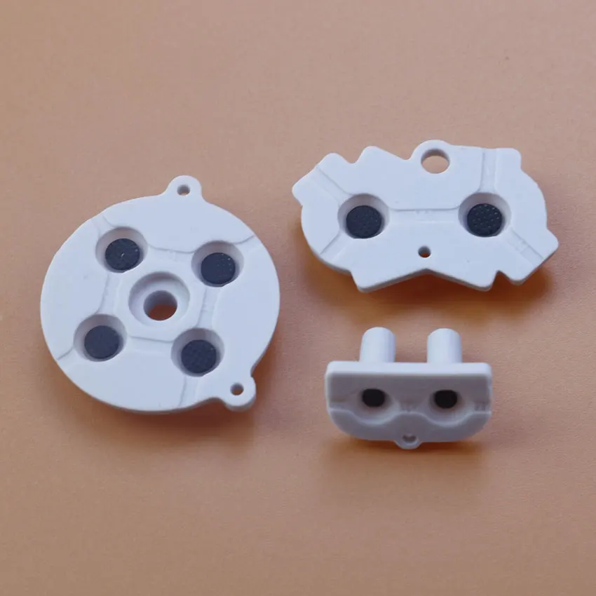 Фото JCD высококачественные резиновый проводящий кнопки для Gameboy Advance GBA Silicone AB D-pad Start Select, замена подкладок для клавиатуры №4