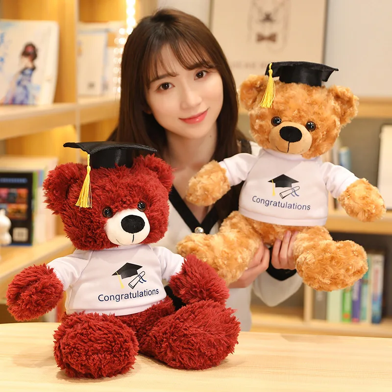 2022 Мишка Тедди для выпускников плюшевая игрушка студентов мягкий плюшевый