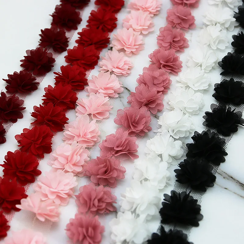 (56 шт./рулон) 30 мм шифоновая кружевная ткань, лента для украшения цветов, подарочная лента, ремесла, упаковка для одежды, мешков, украшений «сделай сам»