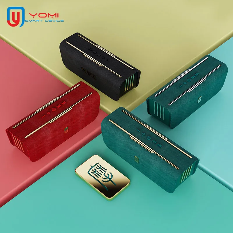 Bluetooth-Колонка TWS, двойной звуковой сигнал для домашнего стола, объемный 3D звук, компьютерный динамик для телевизора, сабвуфер, стерео музыкальная шкатулка