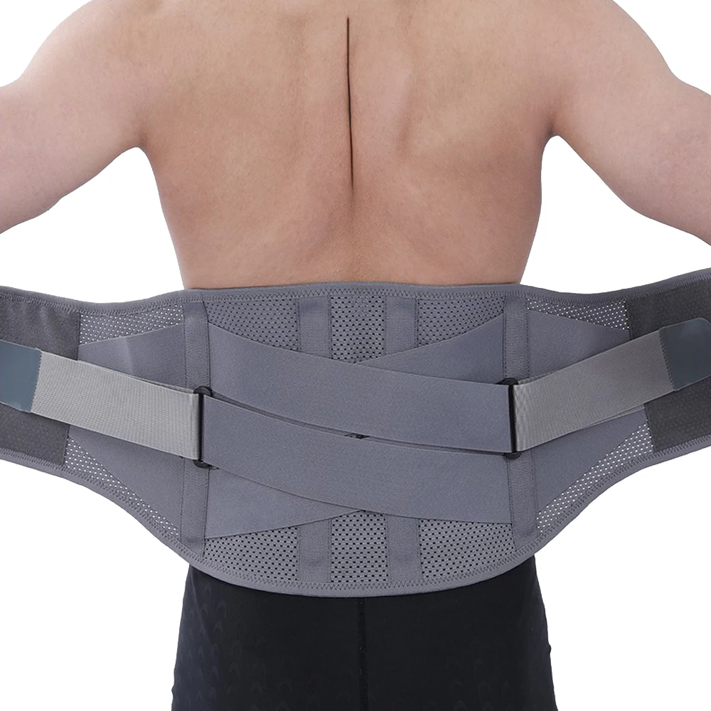 

With 3pcs Pad Tourmaline Self-Heating Magnetic Orthopedic Posture Corrector Lumbar Support Waist Spine Back Brace Belt Men Women