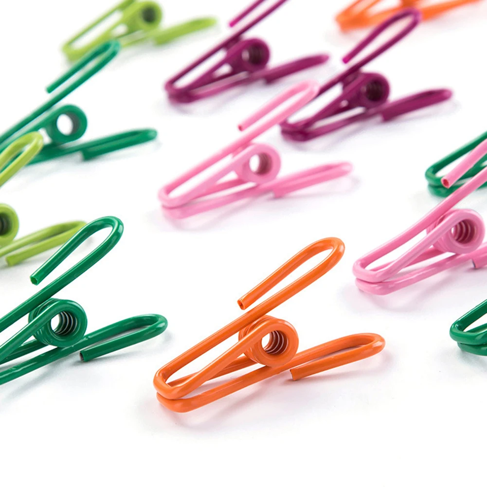 

10-pack Of Colorful Multi-function Clothes Drying Clips Fix Photo Clips Food Storage Bags Kitchen Storage Organization Kitchen
