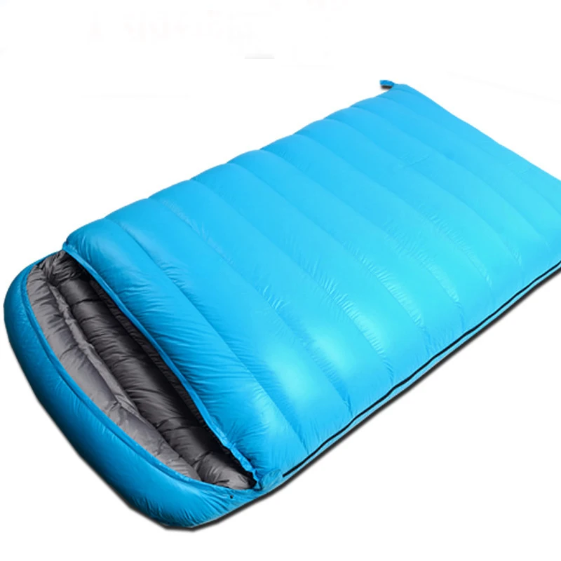 

Ultralight Camping Double Sleeping Bag Winter Autumn Envelope Duck Down Suitable For Outdoor And Indoor Low Temperature Weather