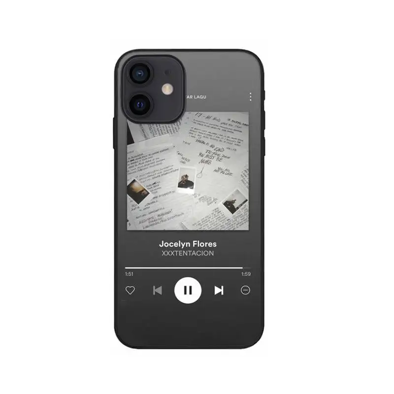 Чехол xxxtentacions для телефона IPhone 13 12 11 Pro Max Mini Xs X Xr 7 8 6 6s Plus SE 2020 мягкие чехлы чехол |