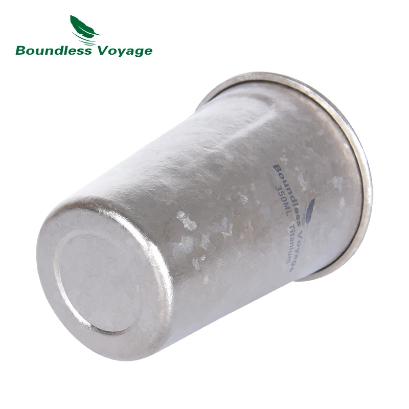 Boundless Voyage Titanium Beer Mug Tea Coffee Water Cup Glass 350ml 12oz