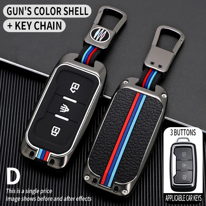

Car Key Cover Case Shell For Chery Jetour X70 X90 X95 2020 2021 2022 Remote Keyless Accessory Car-Styling Holder