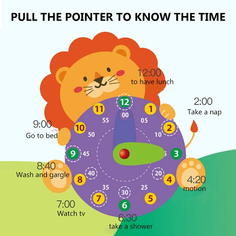 Детские часы с календарем погоды деревянные игрушки познание времени дошкольные