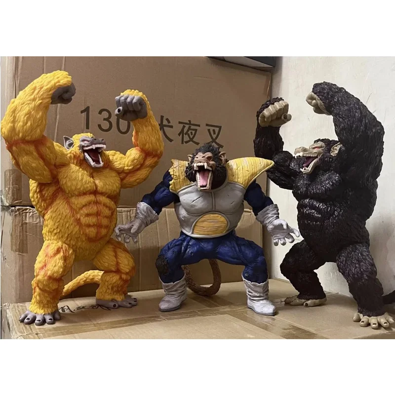 

40CM PVC Anime Dragon Ball Great Ape Figure Golden Great Ape Ozaru Vegeta Action Figures Collection Model Toys for Children Gift