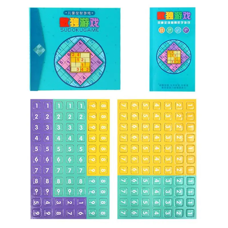 

Number Board Games Colorful Wooden Sudoku Math Games Math Learning Educational Toys Montessori Brain Teaser Toddler Activities