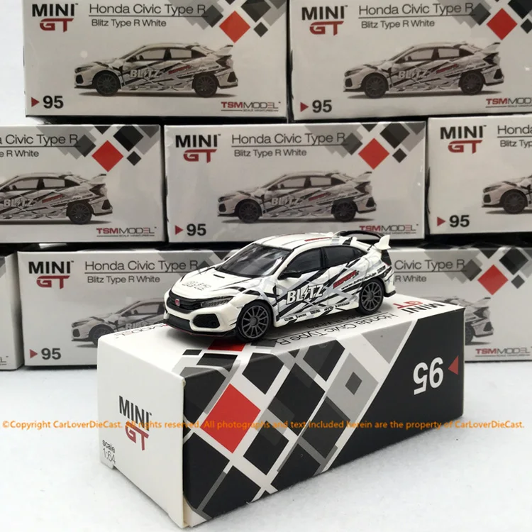 

Модель автомобиля из сплава MINI GT 1:64 Honda Civic Тип R Blitz