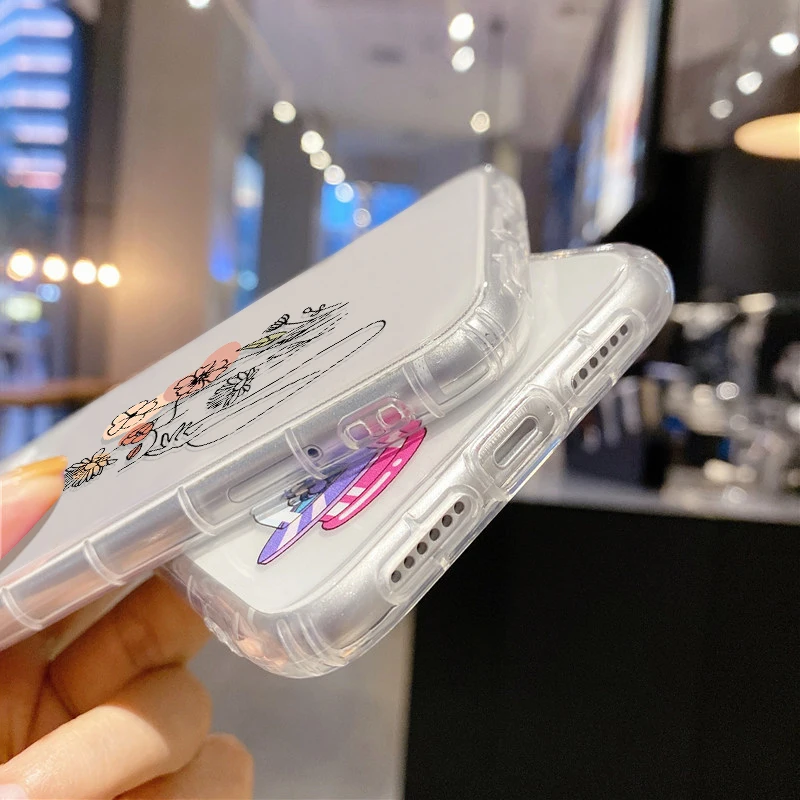 Cool cute stamp label barcode Case For iphone 11 Case For iphone 14 13 Pro XS 12 11 Pro Max XR 7 8 Plus SE Mini Soft Clear Cover