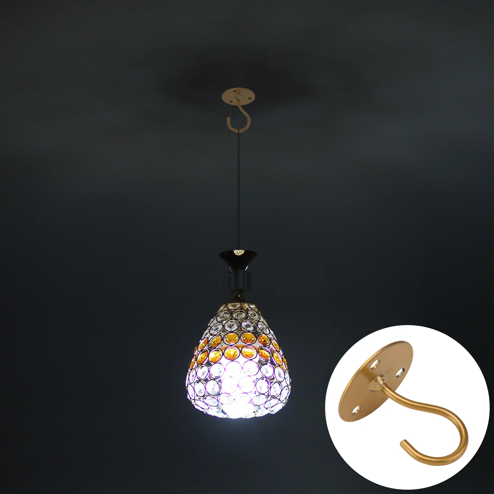 

Hook Ceiling Hangerbracket Hanging Metal Hangers Hooks Iron Wall Lanterns Light Indoor Forbird Planter Holder Feeders C Flower
