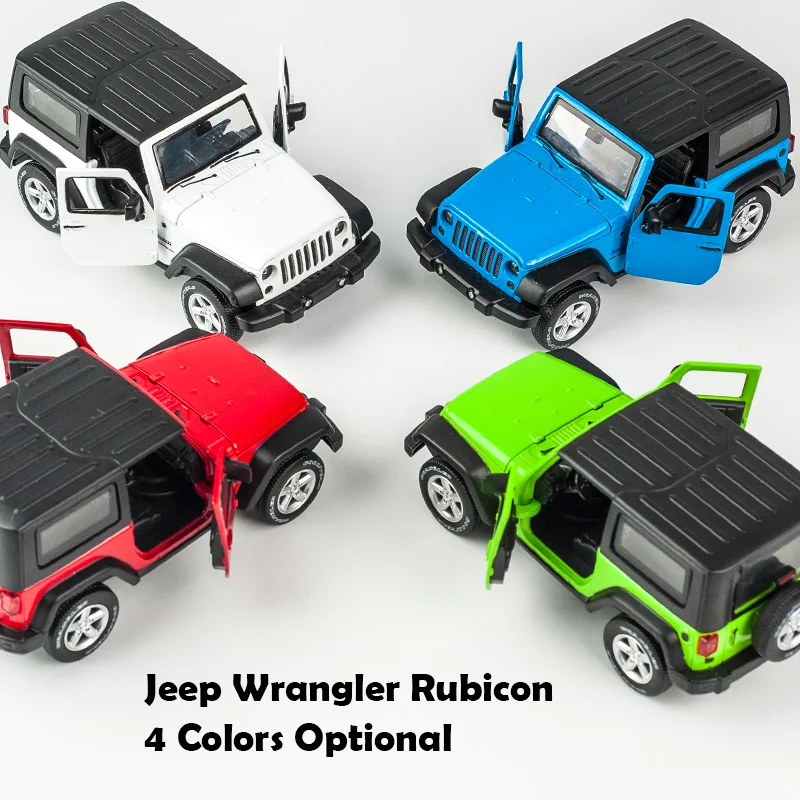 1:32 Jeeps Wrangler резиновая модель автомобиля из сплава литые высокие имитации