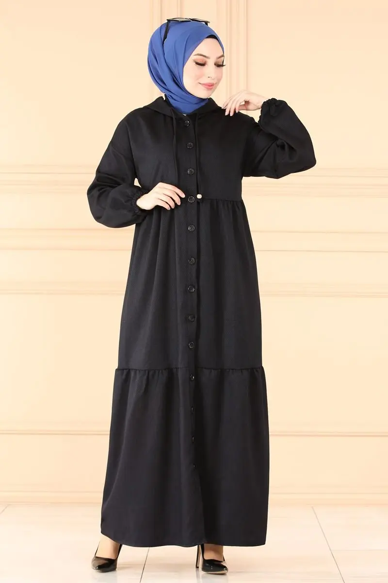 

Hooded Hijab Ferace 2022 new fashion Muslim casual suit sets hijab