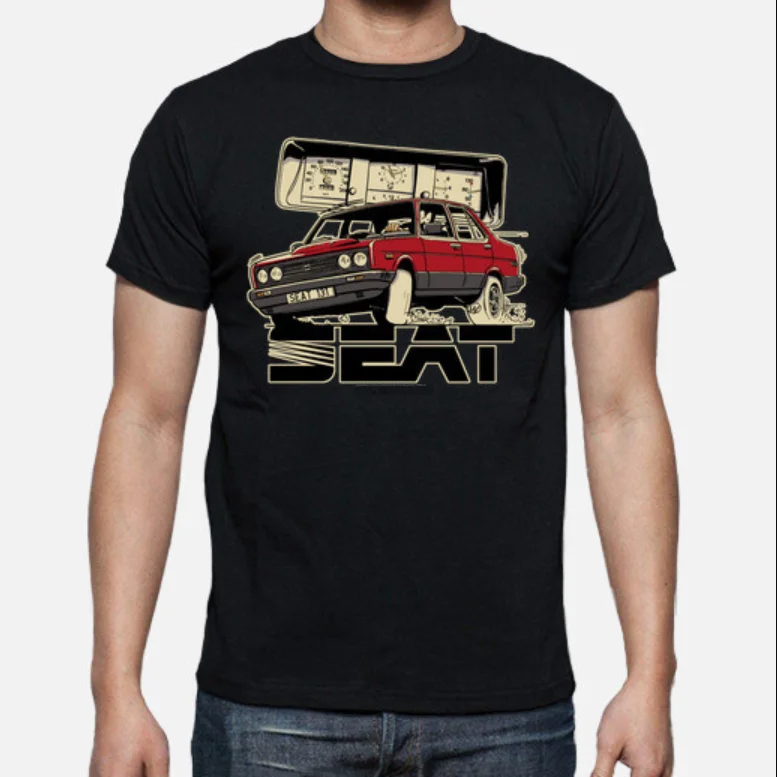 

Spain Seat 131 Supermirafiori 2500 Sofim T-Shirt. Summer Cotton Short Sleeve O-Neck Mens T Shirt New S-3XL