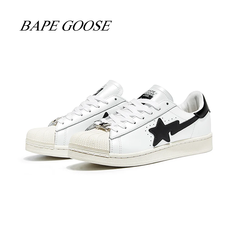 

Fashion Men Bape Goose Shoes New Women Sneakers Male Outdoor Female Running Shoes Girls Unisex Sports Shoes Boys Lovers Shoes 46