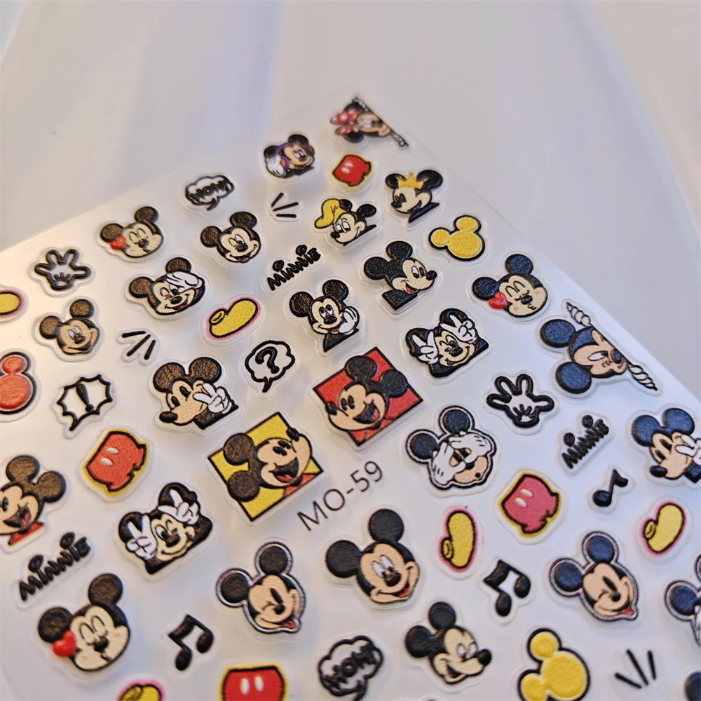 1 лист рельефные наклейки для дизайна ногтей