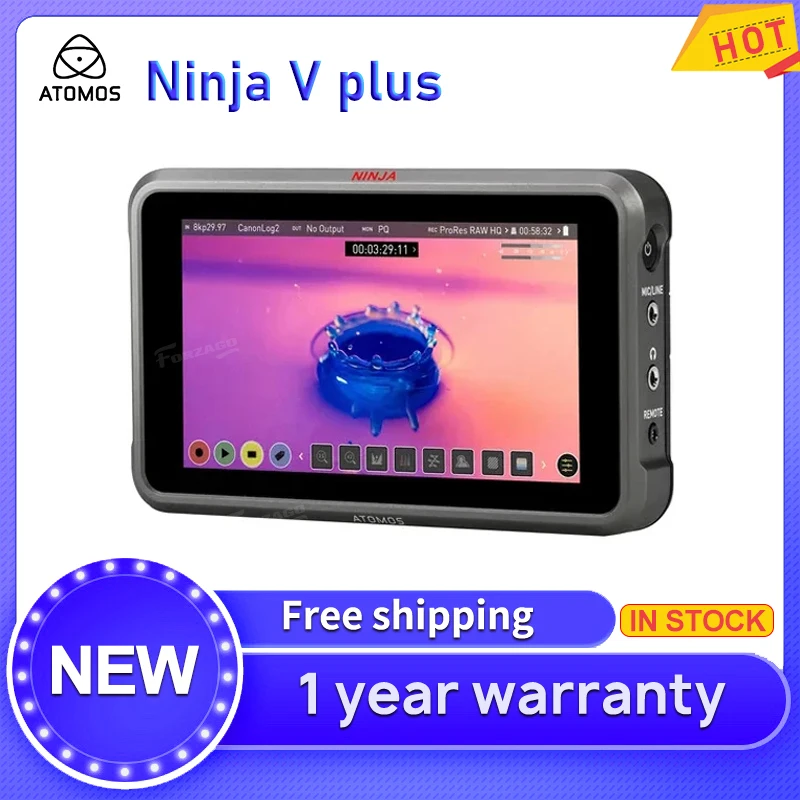 

For Atomos Ninja V+ 5.2" 8K HDMI H.265 Raw Recording Portable Monitor Ninja V Plus