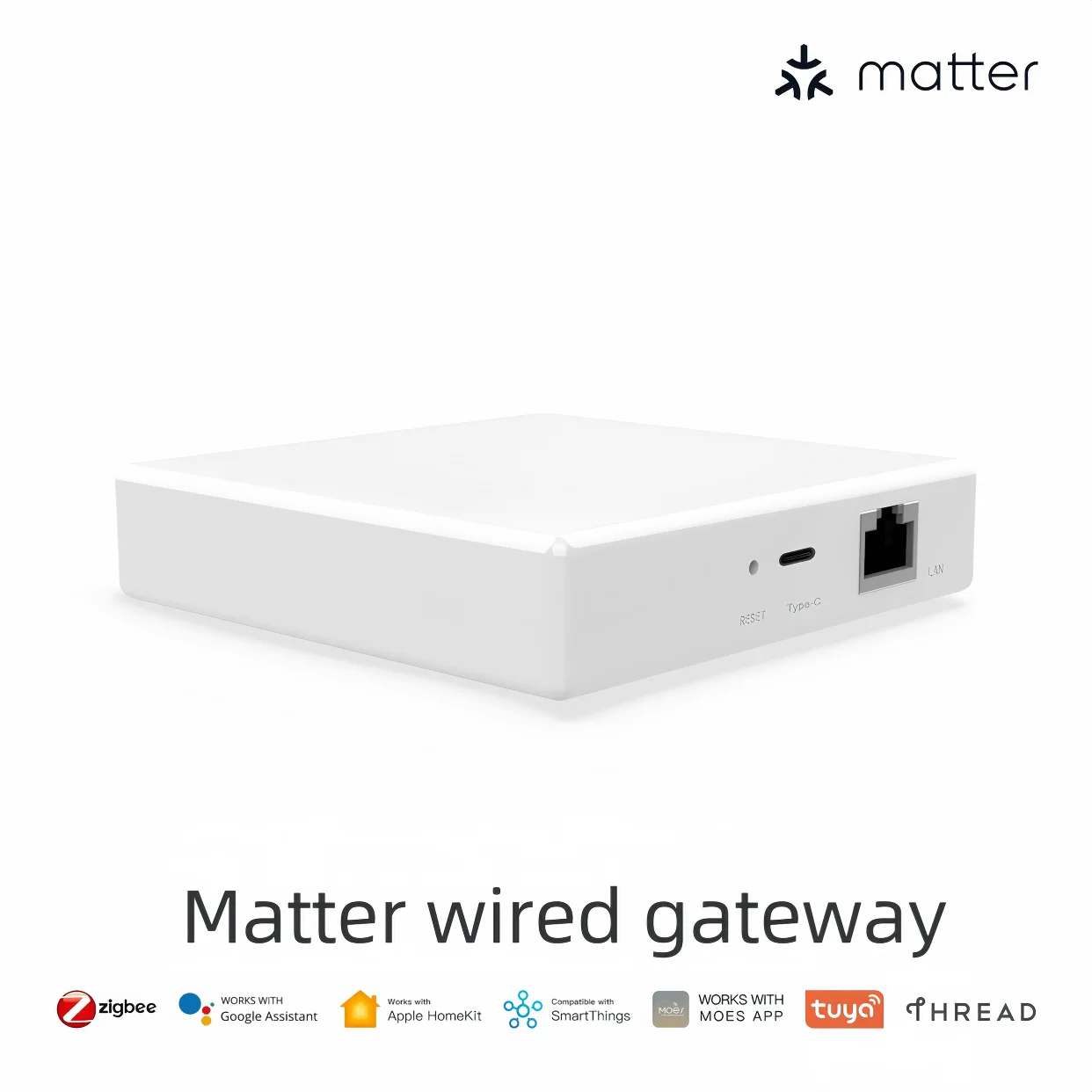 Фото Умный шлюз Tuya Matter и проводной шлюз Tuya Zigbee совместимы с HomeKit, Google Home, Alexa, SmartThings Zemismaryt №1