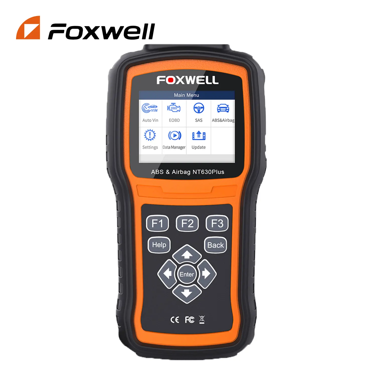 Foxwell NT630 Plus Car OBD2 Scanner ABS SRS Airbag Diagnostic Tool ABS Bleeding SAS Calibration ABS Airbag Light Reset Auto Scan