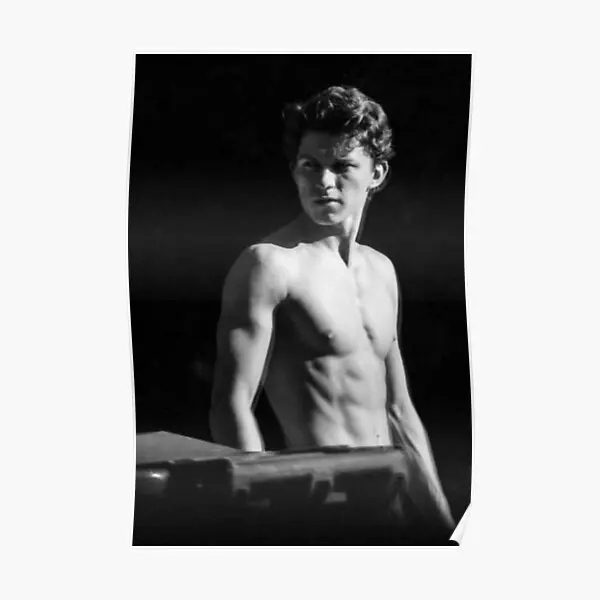 

Черно-белый постер Tom Holland, винтажная Современная фотография, Декор, Настенная роспись для комнаты, картина для дома, фотография, без рамки