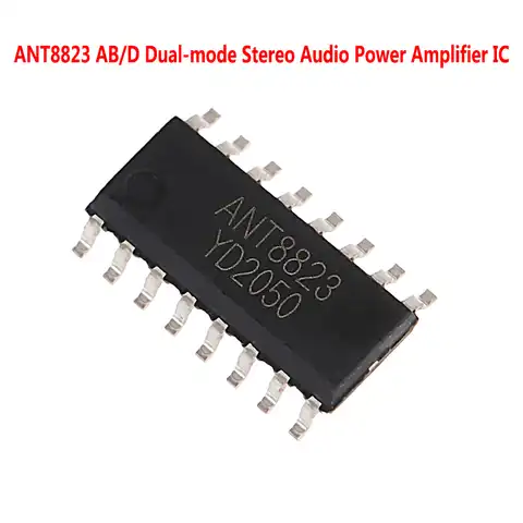 1 шт. чип двухрежимного стерео усилителя звука ANT8823