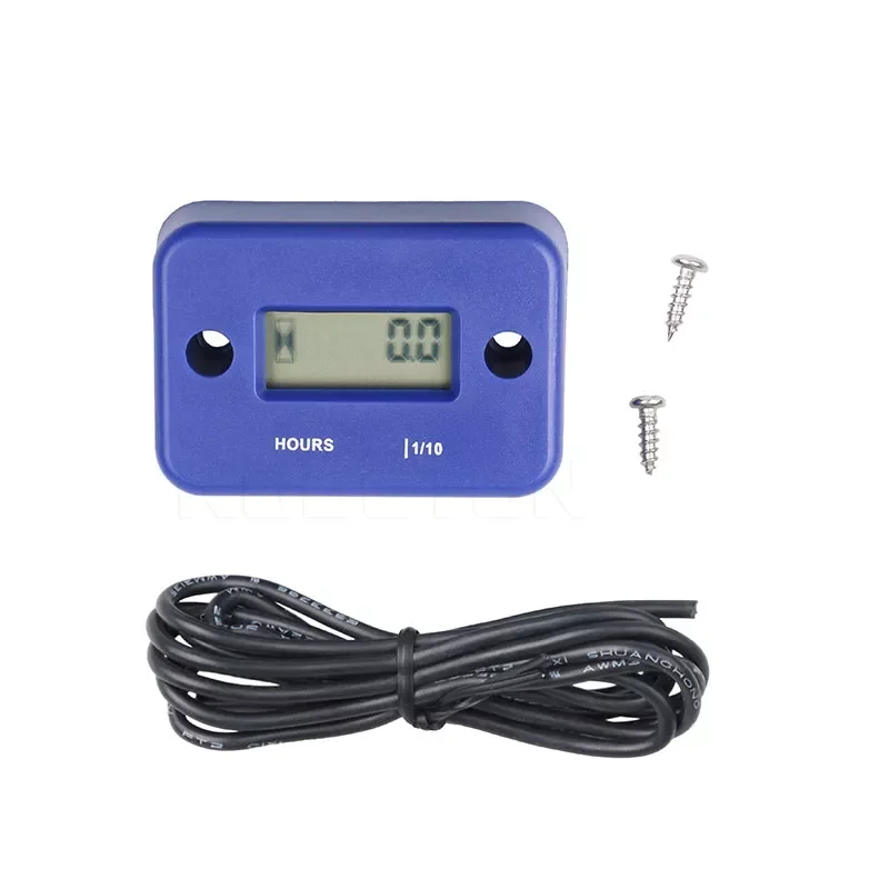 

sikeo Inductive Hour Meter Tachometer Waterproof LCD Display for Bike Motorcycle ATV Snowmobile Marine Boat Engine Hour Meter