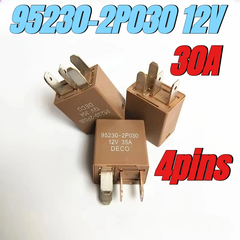 

(Совершенно новый оригинал) 1 шт./лот 100% оригинальное реле: 95230-2P030 12 В 4 контакта автомобильный вентилятор кондиционера реле фары
